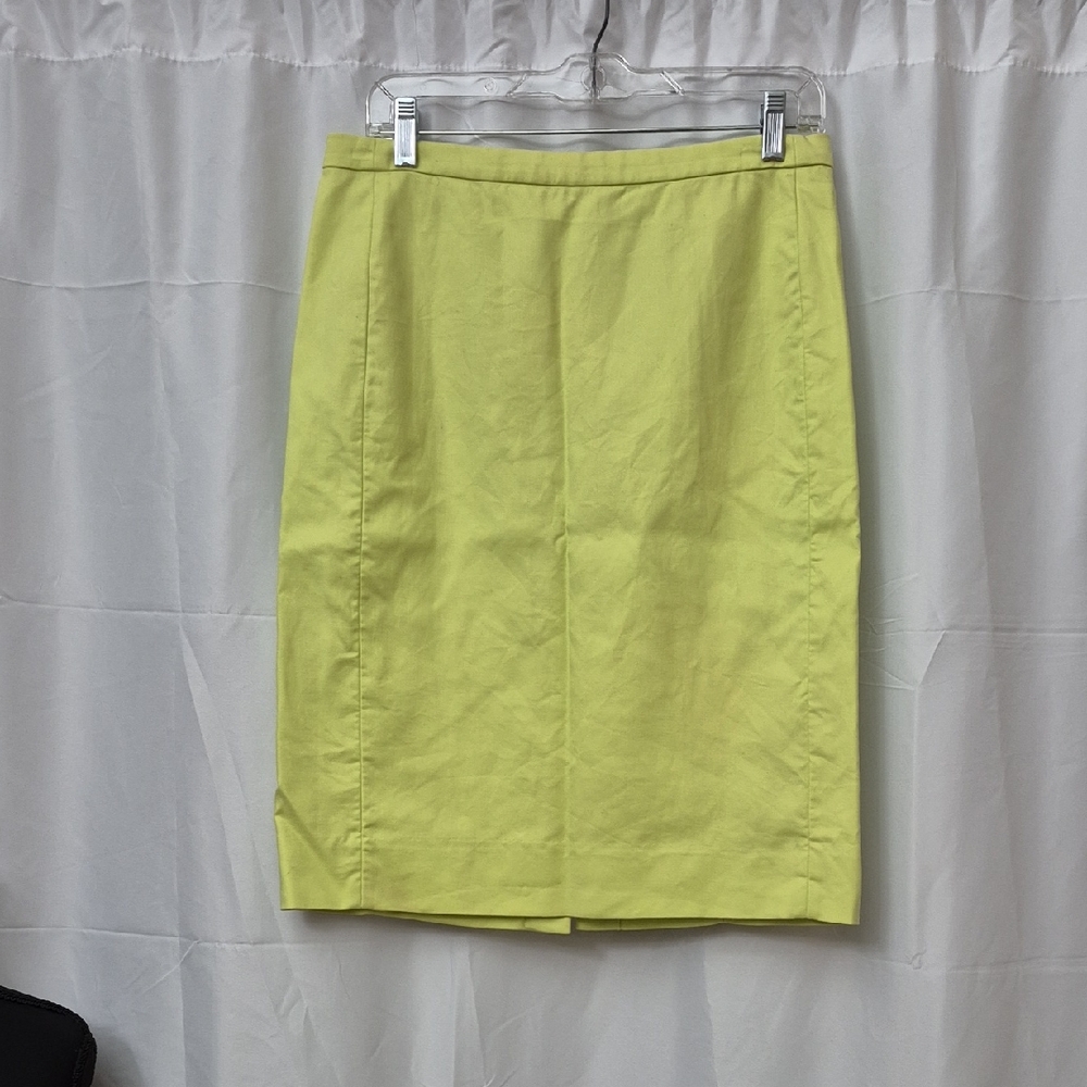 J. Crew Vibrant Yellow Pencil Skirt